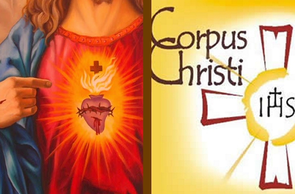 Leia mais sobre o artigo Corpo de Deus [Corpus Chris ti] e o Sagrado Coração de Jesus