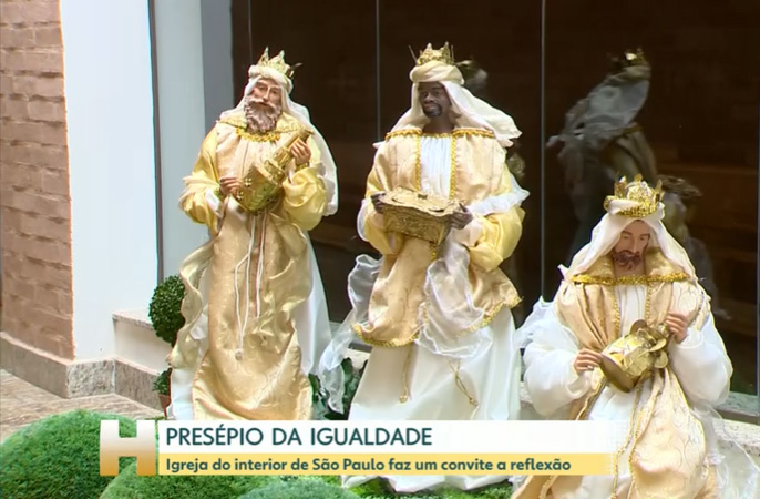 Leia mais sobre o artigo Reportagem da Globo sobre nosso presépio de Natal